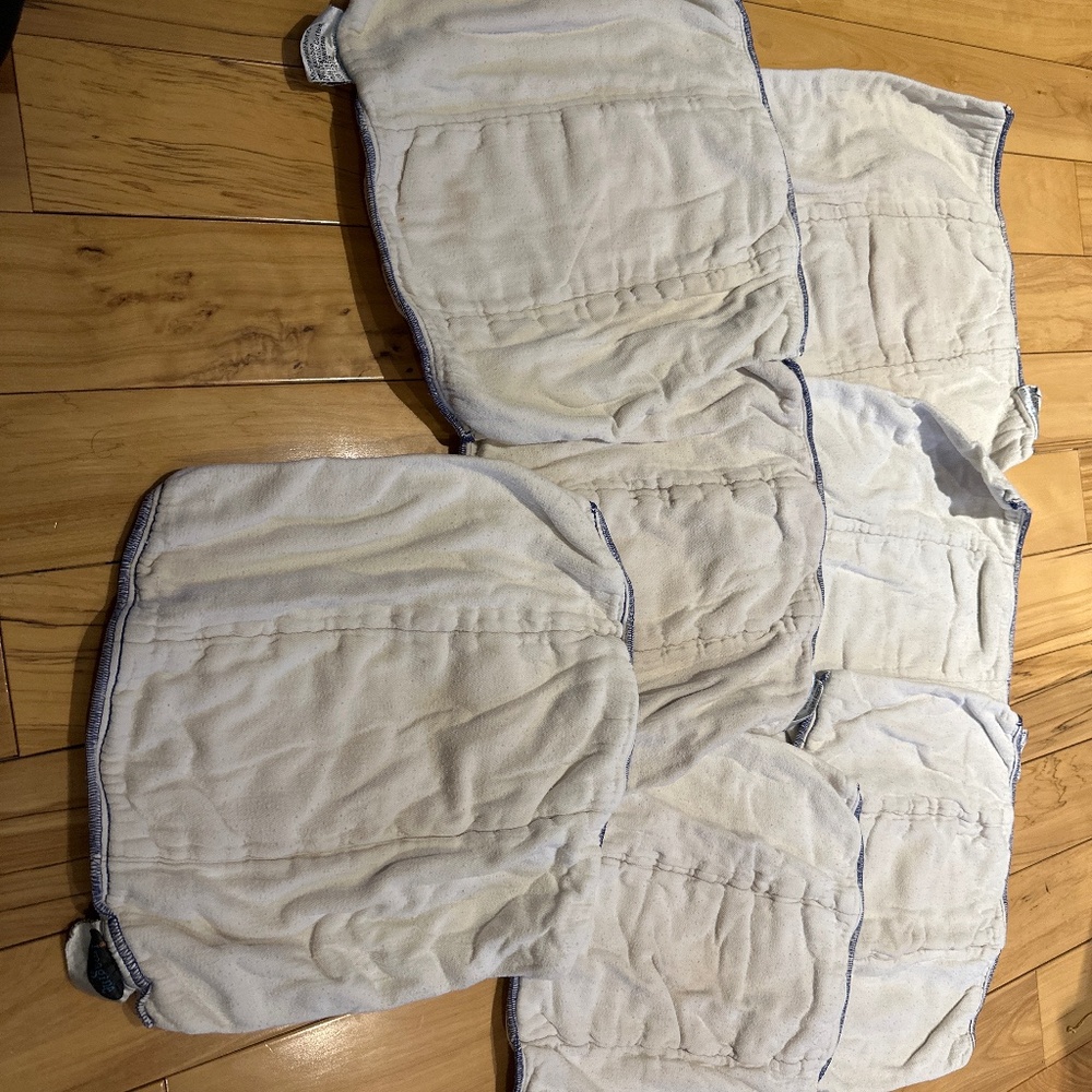Large cotton prefolds